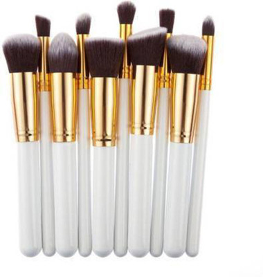Coverbrown cover brown 10 pcs synthetic eyeshadow makeup brushes(Pack of 10)