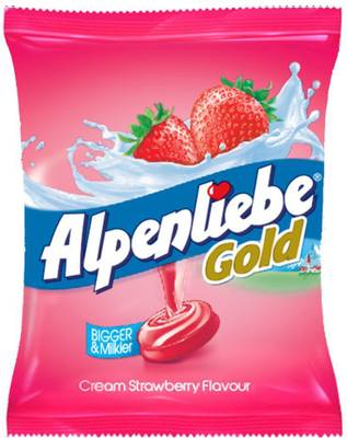 Alpenliebe Gold Cream Strawberry Toffee  (174.8 g)