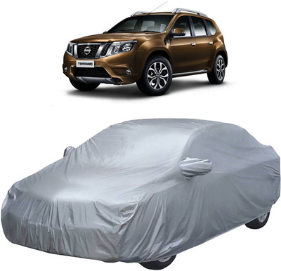 UK Blue Car Cover For Nissan Terrano (With Mirror Pockets)(Silver)
