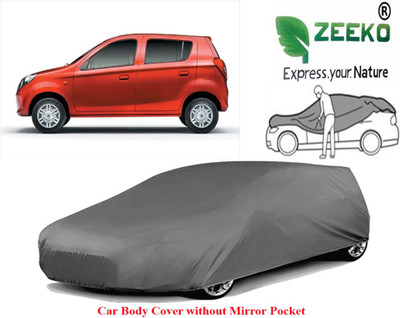 zeeko Car Cover For Maruti Alto 800 VXI Plus Petrol (Without Mirror Pockets)(Grey)