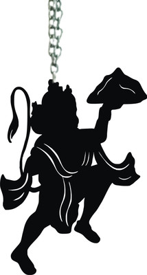 Ridivansh Creations Acrylic Car Hanging Lord HANUMAN with Mountain Car Hanging Ornament(Pack of 1)