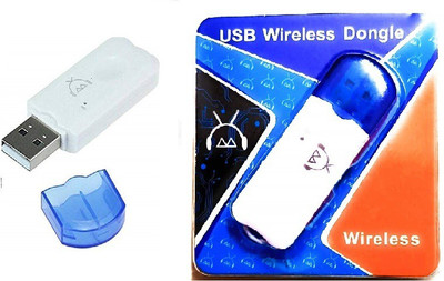 Gabbar v2.1 Car Bluetooth Device with Adapter Dongle(White, Blue)
