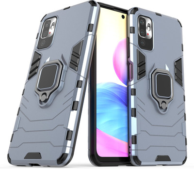 Mobile Mart Back Cover for Redmi Note 10T 5G, POCO M3 Pro 5G(Blue, Cases with Holder, Pack of: 1)