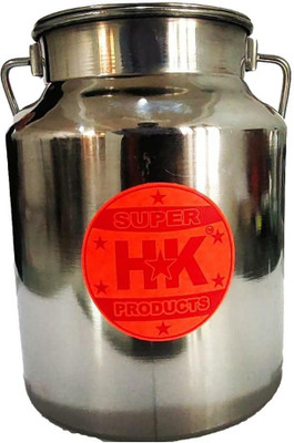 Super HK Steel Milk Container  - 1 L(Silver)