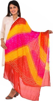 Gopveer Art Silk Polka Print Women Dupatta