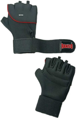 Rakso gym gloves best quility Gym & Fitness Gloves(Multicolor)
