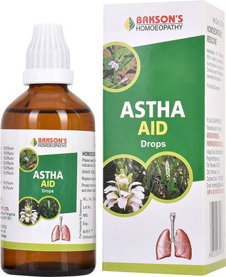 Bakson's Homoeopathy Astha Aid Drops(100 ml)