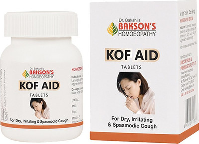 Bakson's Homoeopathy Kof Aid Tablets(2 x 75 Units)