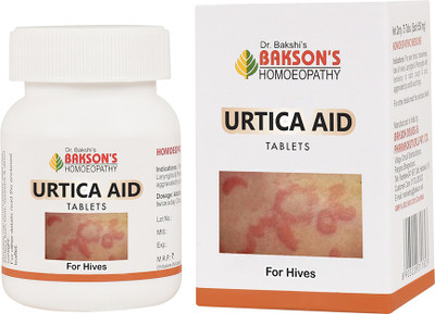 Bakson's Homoeopathy Urtica Aid Tablets(3 x 75 Units)