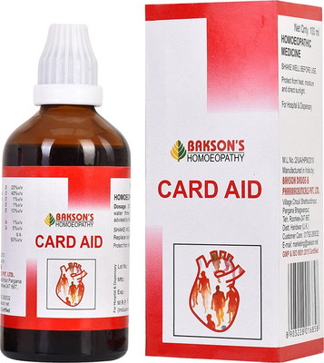 Bakson's Homoeopathy Card Aid Drops(100 ml)