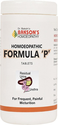 Bakson's Homoeopathy Homoeopathic Formula 'P' Tablets(200 Units)