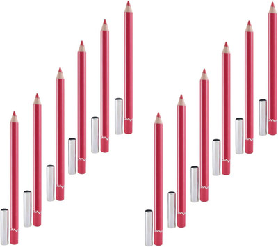 NADJA Intense Kajal Specially Formulated Ultimate Look Smooth Red Eyeliner Pencil/ Lip Liner(RED, 24 g)