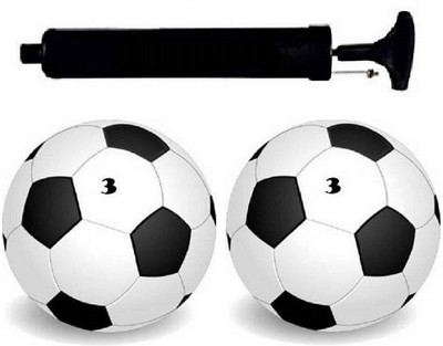 OPSON 2 RUGBY BLACK SIZE 3 FOOTBALL WITH PUMP COMBO Football Kit