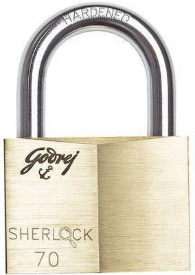 13% OFF on Godrej Sherlock 70 mm (Blister) Padlock(Gold) 13% OFF on Godrej Sherlock 70 mm (Blister) Padlock(Gold)