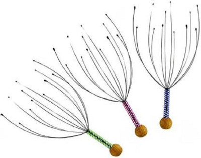 Premart Bokomo Handle Cap Head Massager PACK OF 3 Massager(Multicolor)