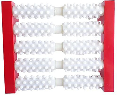 MAPPLEMART 04 Acupressure Foot/Feet Massager With 5 Roller Plastic Massager(Multicolor)