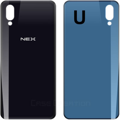 CASE CREATION Vivo NEX Back Panel(Black Replacement Battery Back Door Cover Back Glass Housing Back Panel)