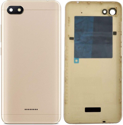 CASE CREATION Xiaomi Redmi 6A Back Panel(Gold Replacement Battery Back Door Cover Back Glass Housing Back Panel)
