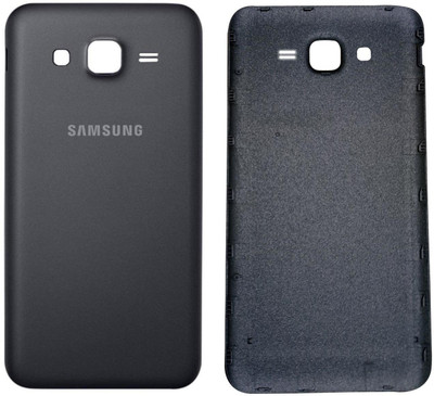 CASE CREATION Samsung Galaxy J7 (2015) SM-J700F Back Panel(Black Replacement Battery Back Door Cover Back Glass Housing Back Panel)