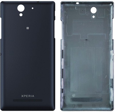 CASE CREATION Sony Xperia T2 Ultra Back Panel(Black Replacement Battery Back Door Cover Back Glass Housing Back Panel)