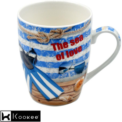 Kookee The Sea of Love (BPM3030) Ceramic Coffee Mug(325 ml)