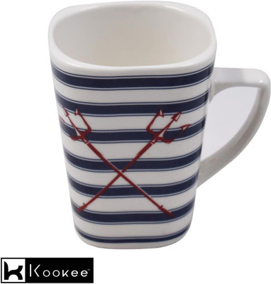 Kookee Trishula Print (BPM3402) Ceramic Coffee Mug(325 ml)