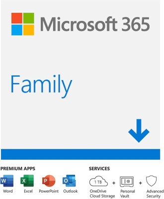 MICROSOFT 365 Family 12-Month Subscription, 6 people | Premium Office apps | 1TB OneDrive cloud storage | Windows/Mac(Email Delivery - No CD)(1 Year)