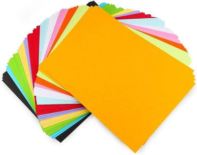 SHARMA BUSINESS SUPER PLAIN A4 130 gsm, 150 gsm Coloured Paper(Set of 1, Multicolor)