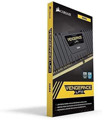 Corsair VENGEANCE LPX DDR4 8 GB PC (8GBx1) 3200MHz CL16 Desktop RAM (CMK8GX4M1E3200C16)(Black)