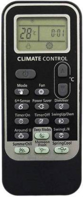 Akshita Ac Remote Compatible for WHIRLPOOL No.192 Ac Remote Control ( Check Image with Old Remote ) Whirlpool Remote Controller(Black)
