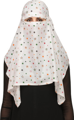 7 Season's Printed, Graphic Print Rayon Girls Fancy Scarf