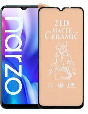 REDDWARF Edge To Edge Tempered Glass for realme Narzo 20A(Pack of 1)