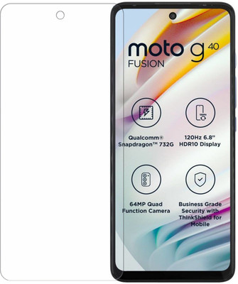 Bonqo Impossible Screen Guard for Moto G40 Fusion(Pack of 1)