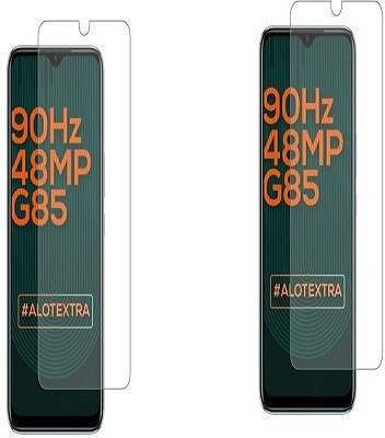 NIMMIKA ENTERPRISES Tempered Glass Guard for INFINIX HOT 10S TEMPERED GLASS(Pack of 2)
