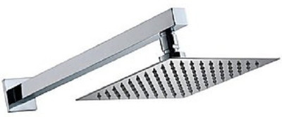 Steadfast Ultra Slim Shower 6 X 6 Stainless Steel 304 Grade + 15 Inch Heavy Square Shower Arm 18 Ghz + Square Flange Complete Set High Quality Heavy Duty Rust Free Bathroom Accessories Showers Bathroom Overhead Showers Shower Set For Bathroom Shower Head