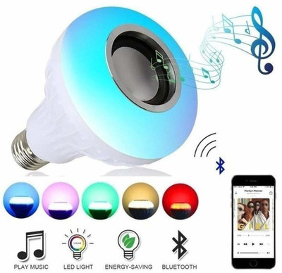 ASTOUND LED Multicolour Speaker Bulb with Bluetooth Smart Bulb