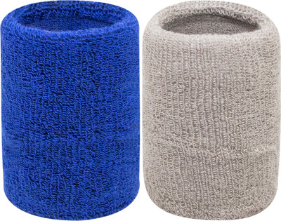 Neska Moda Unisex Wrist Support/Wrist Band-Free Size Wrist Support(Blue, Grey)