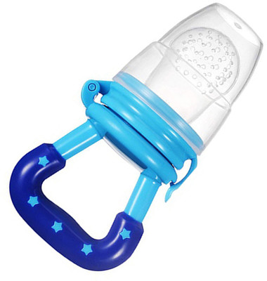 smilykid Pack Of 1 Silicone Baby Infant Fruit Feeder Dummy Pacifier Newborn Nipple Teether and Feeder(Multicolor)