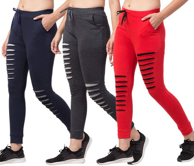 Bluecon Solid Women Multicolor Track Pants