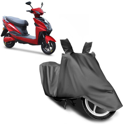 Growmax Waterproof Two Wheeler Cover for Techo Electra(Graptor, Grey)