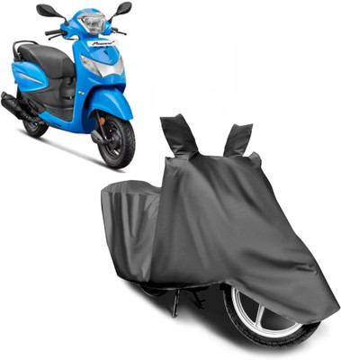 Proractive Waterproof Two Wheeler Cover for Hero(Pleasure+ 110, Grey)