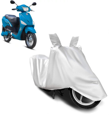 Bellzeye Waterproof Two Wheeler Cover for Hero Electric(Electric Optima, Silver)
