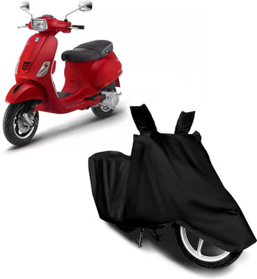 Carkare Waterproof Two Wheeler Cover for Vespa(Vespa SXL 125, Black)