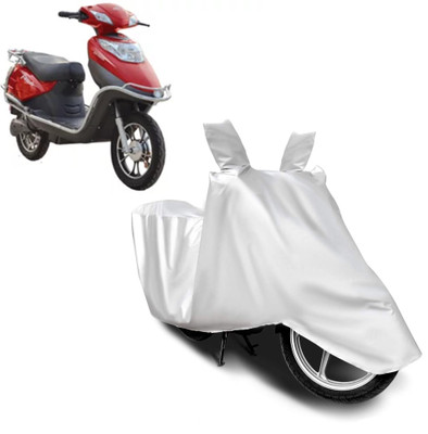 Home ACHIEVEMENT Waterproof Two Wheeler Cover for Hero Electric(Electric Flash, Silver)