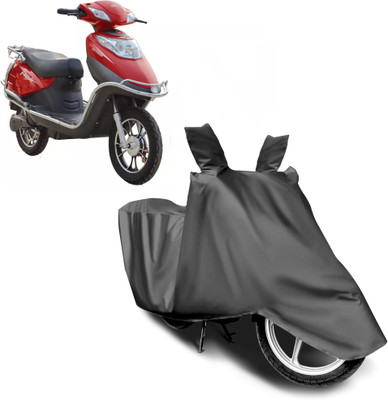 Home ACHIEVEMENT Waterproof Two Wheeler Cover for Hero Electric(Electric Flash, Grey)