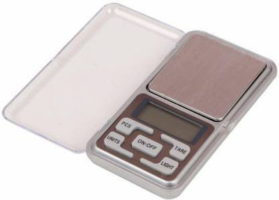 NIVAYO Â Digital Display 0.1 Gm to 200 Grams Mini Pocket Weight Scale Measurement Weighing Machine jewellery weighing machine Weighing Scale (Multicolor)Â Weighing Scale Weighing Scale (Silver) Weighing Scale(White, Silver, Multicolor)