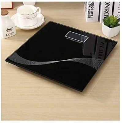 ACLIX Bathroom Scale Weighing Scale (Black) Weighing Scale(Black)