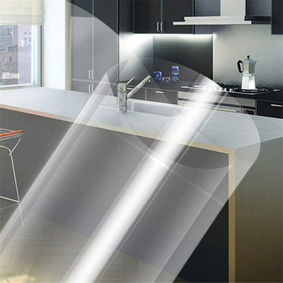 SUNBIRD 127 cm Kitchen Stickers Waterproof Oilproof High Temperature Resistant Transparent Environment-Friendly Self Adhesive Sticker(Pack of 1)