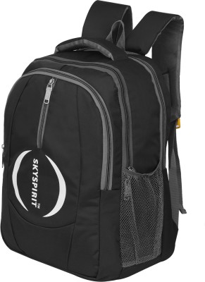 sky spirit super premium heavey duty 40L waterproof laptop Backpack for School Collage Office Travelling Waterproof School Bag 40 L Laptop Backpack(Black)