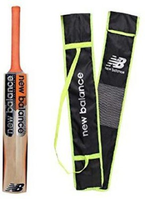 New Balance DC 380 Kashmir Willow Cricket Bat Full Size Fiber Face Tape Strong with Bat Cover Kashmir Willow Cricket  Bat(1150 - 1200 kg)